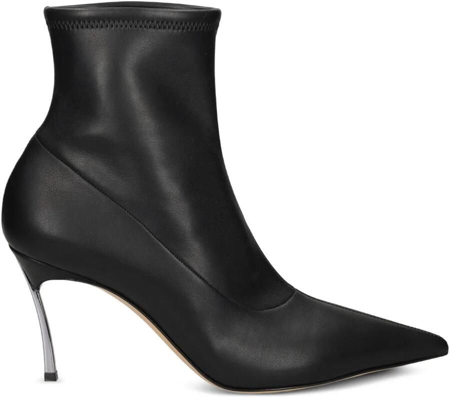 Casadei Laarzen met puntige neus Zwart