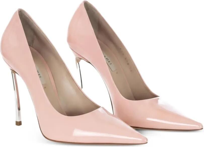 Casadei Lakleren pumps Roze