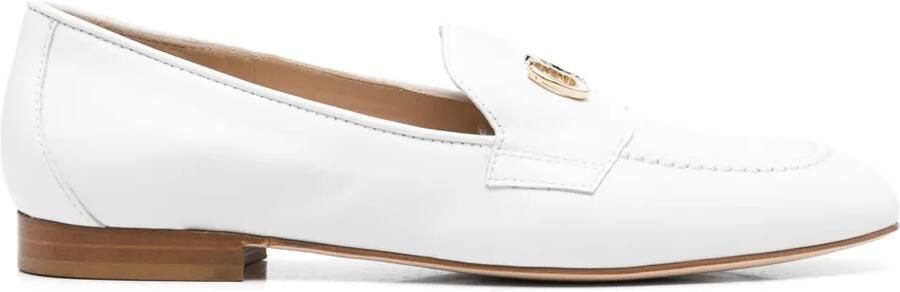 Casadei Leren loafers Wit