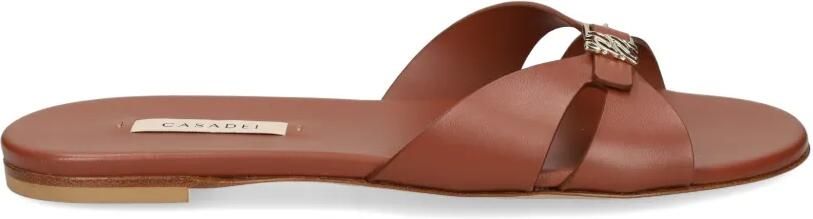 Casadei Leren sandalen Bruin