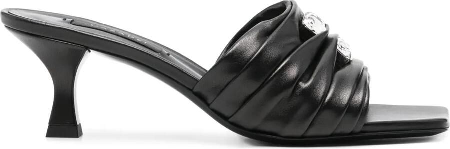 Casadei Leren sandalen Zwart