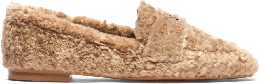 Casadei Loafers van imitatiebont Bruin