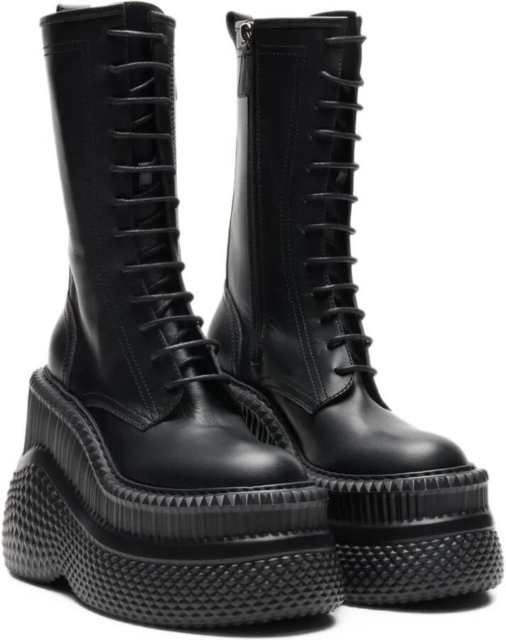 Casadei Mammouth lace-up boots Zwart - Foto 3