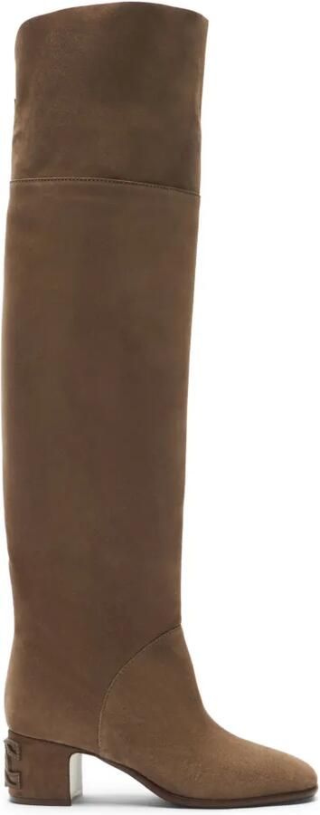 Casadei New Muny overknee laarzen Bruin