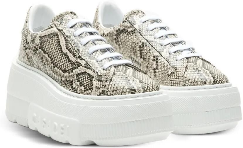 Casadei Nexus Basilisco sneakers met python-print Grijs - Foto 4