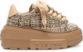 Casadei Nexus bouclé sneakers Bruin - Bruin