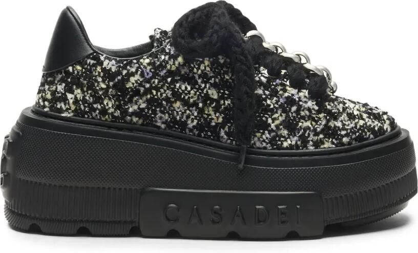 Casadei Nexus Buclé sneakers Zwart