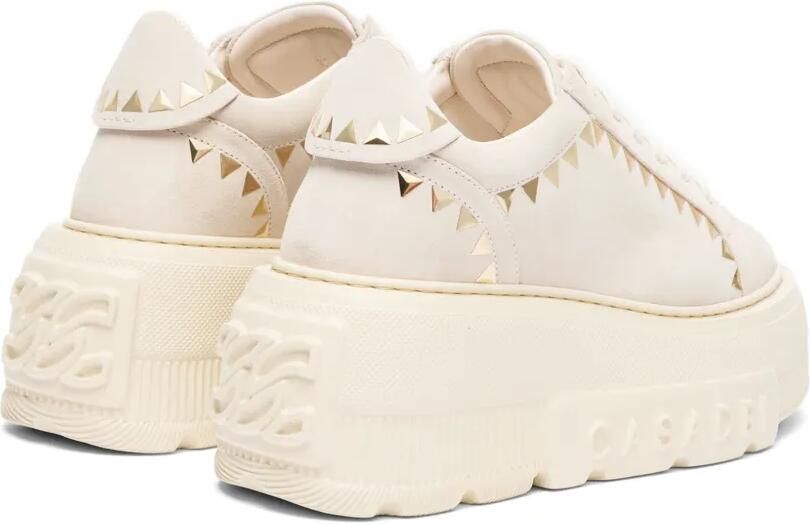 Casadei Nexus Divine sneakers met studs Beige - Foto 2