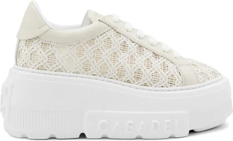 Casadei Nexus geweven sneakers Beige