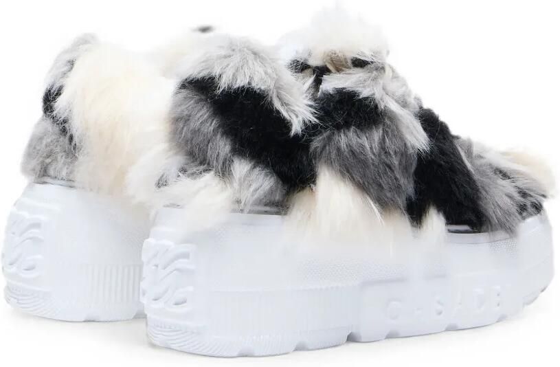 Casadei Nexus Husky sneakers van imitatiebont Grijs - Foto 3