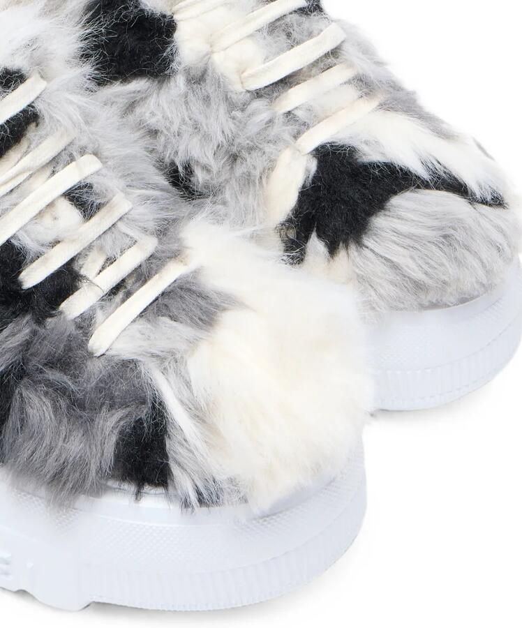 Casadei Nexus Husky sneakers van imitatiebont Grijs - Foto 2