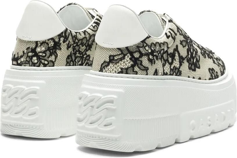 Casadei Nexus Pandora sneakers met bloemenkant Wit - Foto 3
