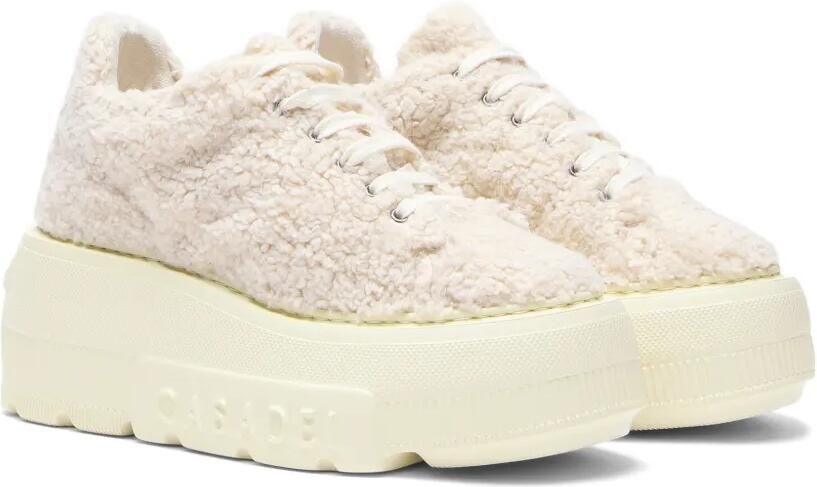 Casadei Nexus Peak sneakers van imitatiebont Beige - Foto 4
