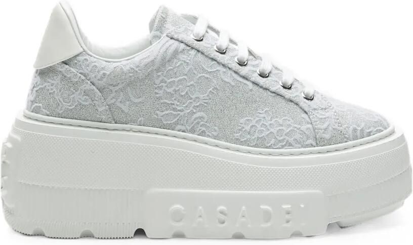 Casadei Nexus Rigel sneakers met glitter-afwerking Zilver