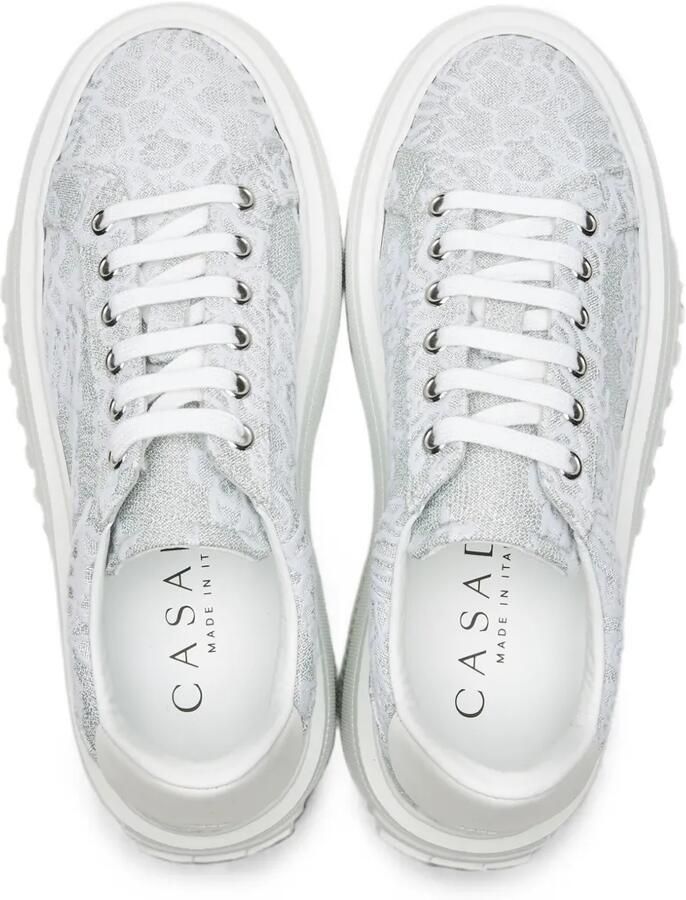 Casadei Nexus Rigel sneakers met glitter-afwerking Zilver - Foto 2