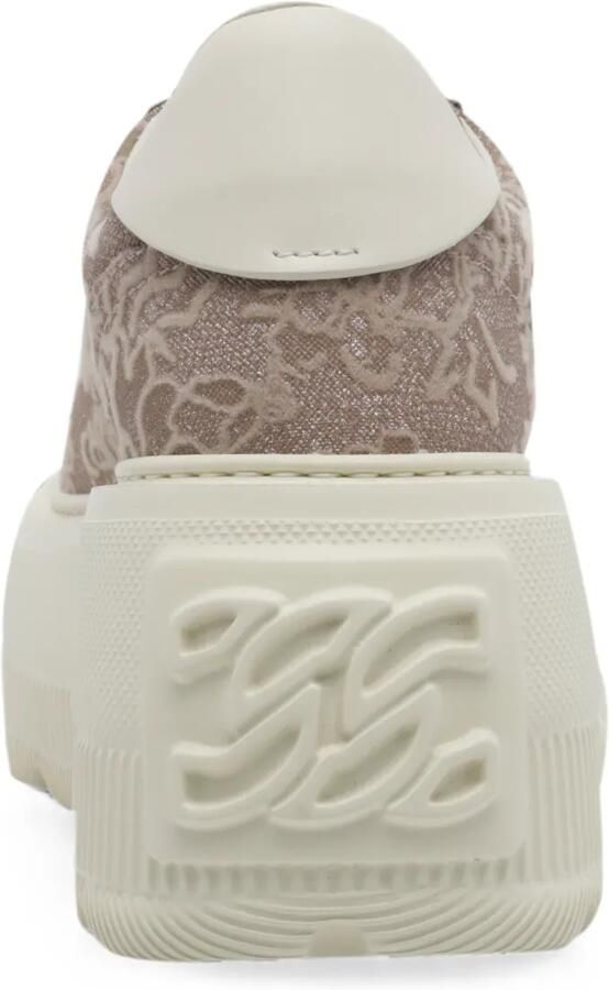 Casadei Nexus Rigel sneakers met kanten effect Bruin - Foto 3