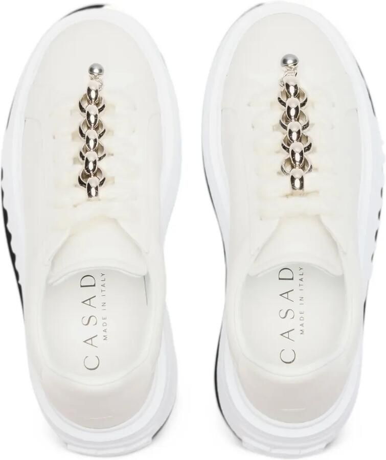 Casadei Nexus Salento sneakers met kettingdetail Wit - Foto 2