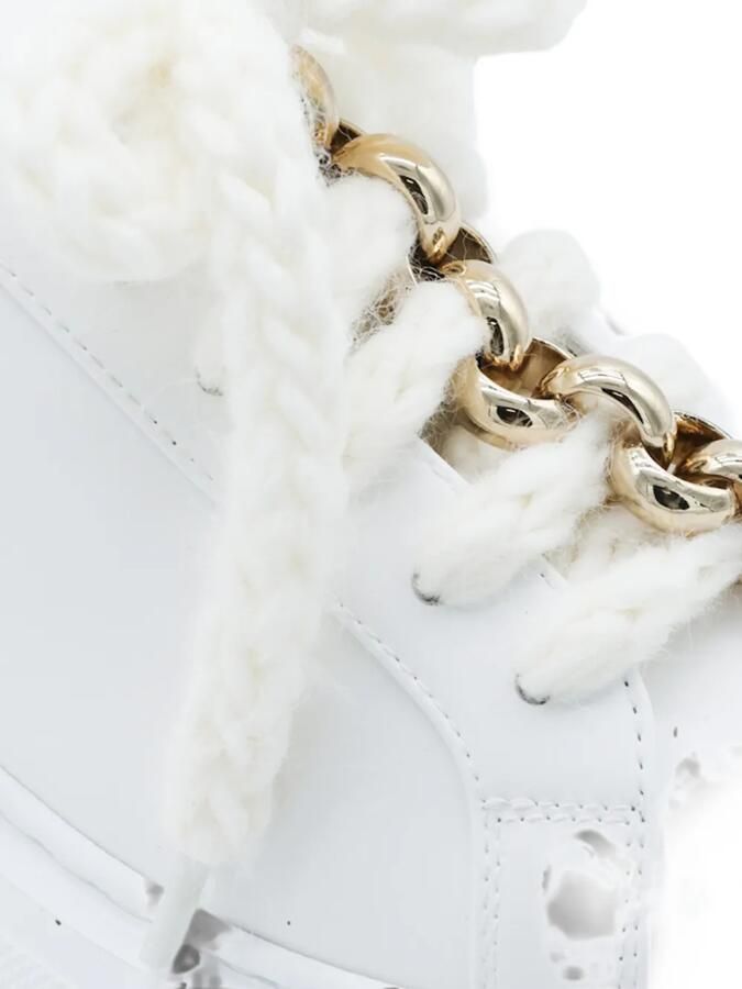 Casadei Nexus sneakers met chunky zool en ketting Wit - Foto 3