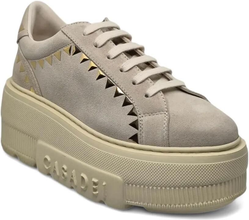 Casadei Nexus sneakers met plateauzool en studs Beige - Foto 2