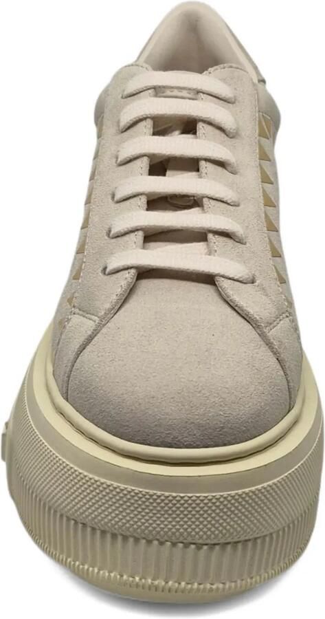 Casadei Nexus sneakers met plateauzool en studs Beige - Foto 4