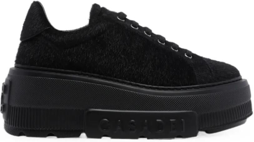 Casadei Nexus sneakers met plateauzool Zwart