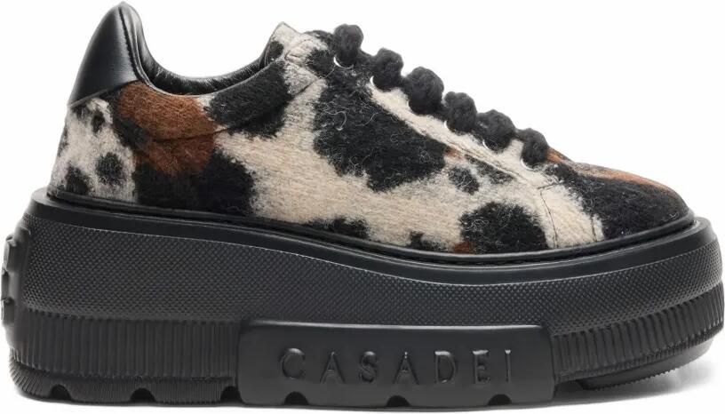 Casadei Nexus Tipi Salento low-top sneakers met plateauzool Zwart