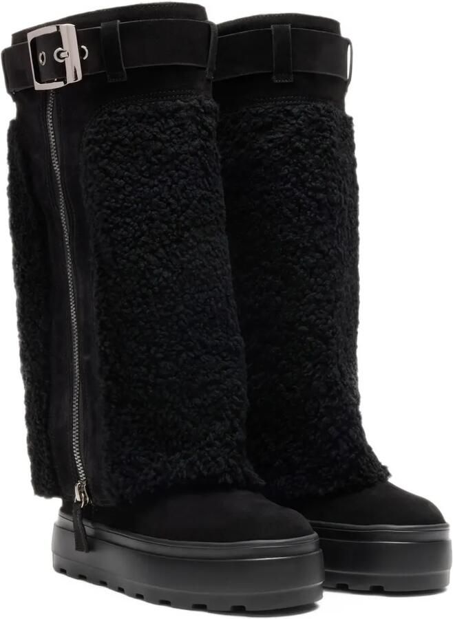 Casadei Ontario sheepskin boots Zwart