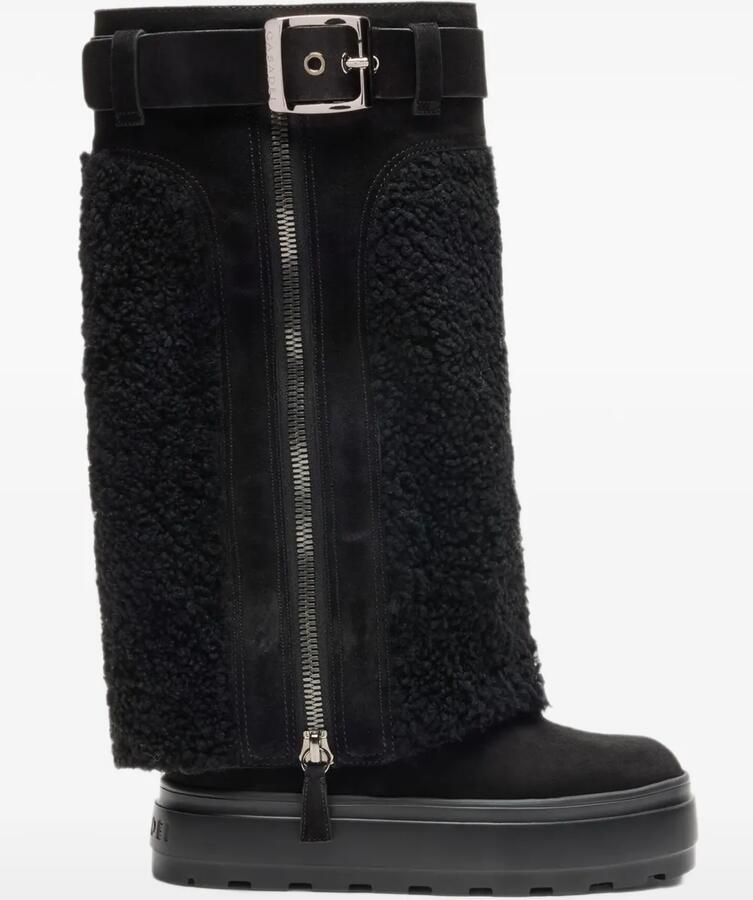 Casadei Ontario sheepskin boots Zwart - Foto 2
