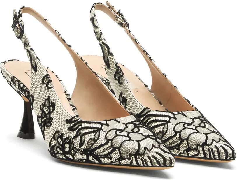Casadei Pandora slingback pumps Wit - Foto 2