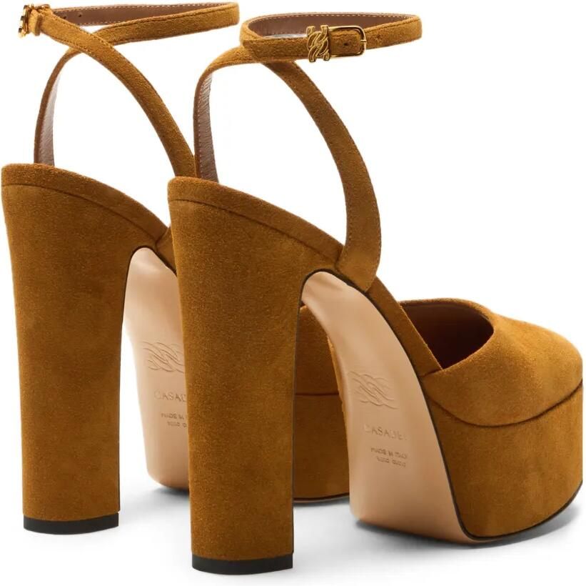 Casadei Patty C-Chain pumps met plateauzool Bruin - Foto 2