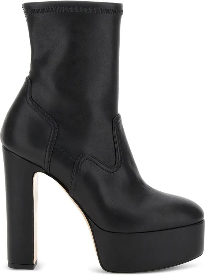 Casadei Patty laarzen met plateauzool Zwart