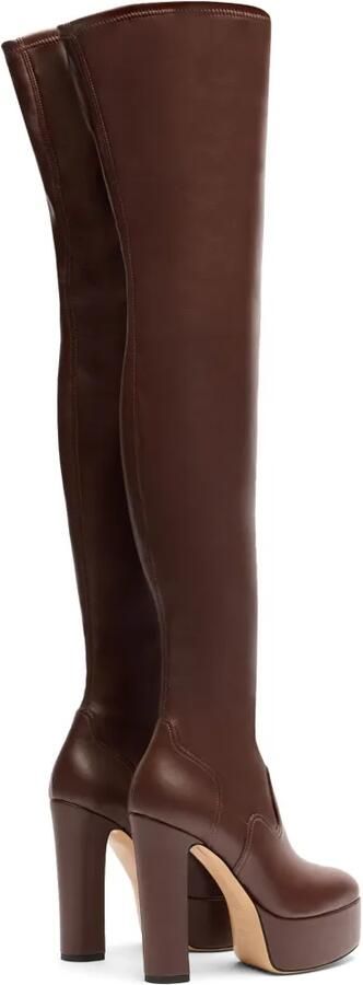Casadei Patty Over The Knee laarzen Bruin - Foto 3