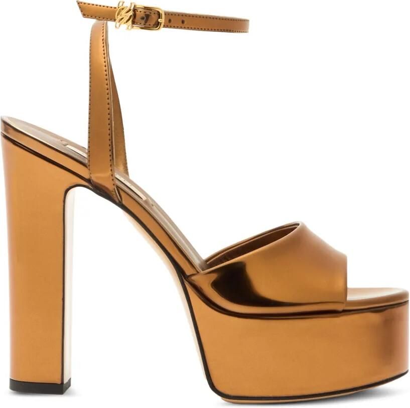 Casadei Patty Platform Interstellar sandalen Goud