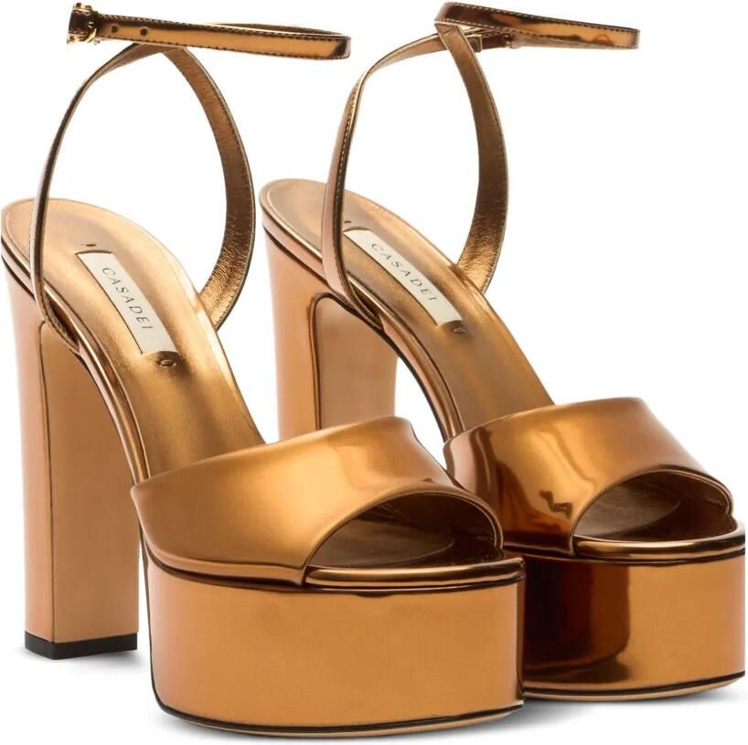 Casadei Patty Platform Interstellar sandalen Goud - Foto 4