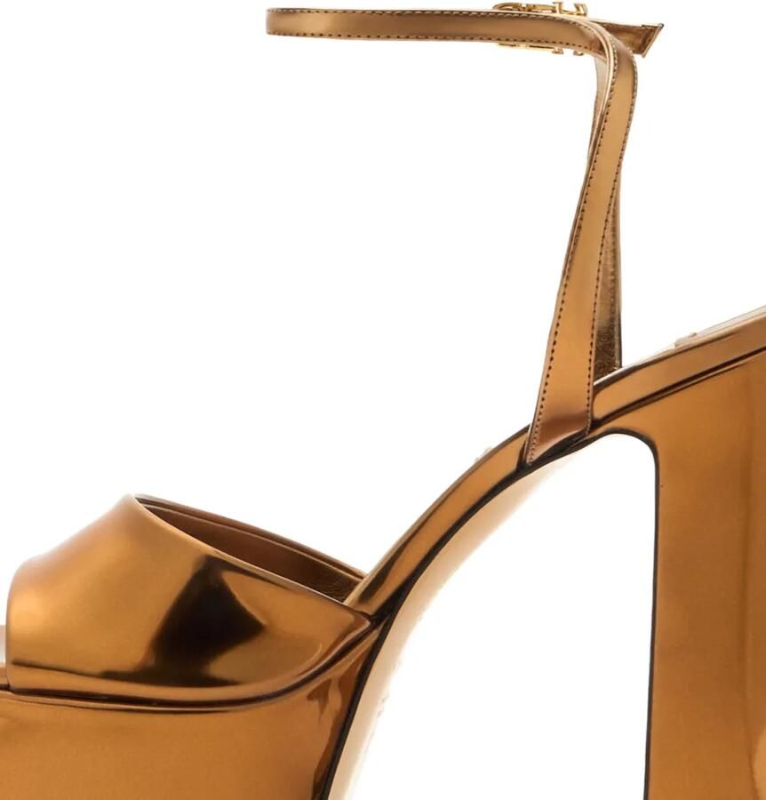 Casadei Patty Platform Interstellar sandalen Goud - Foto 3