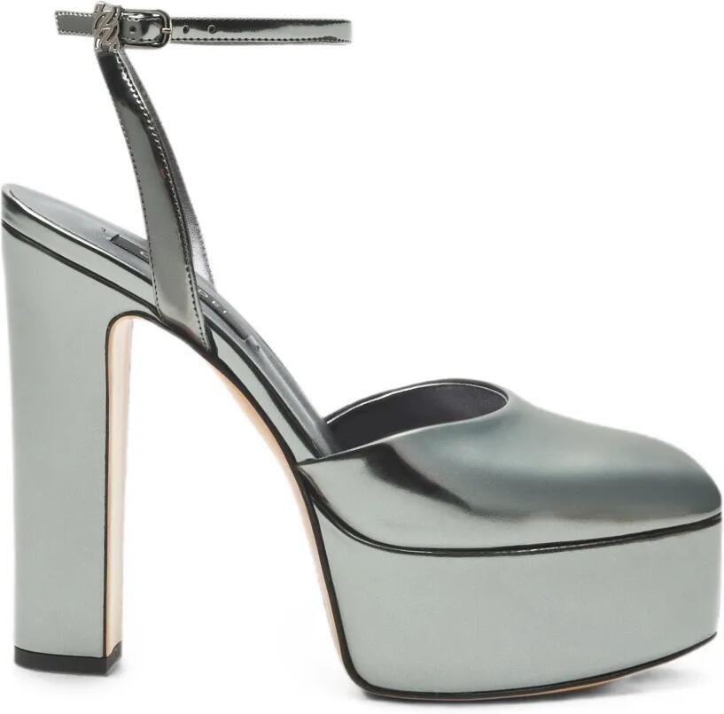 Casadei Patty Platform Interstellar sandalen Zilver