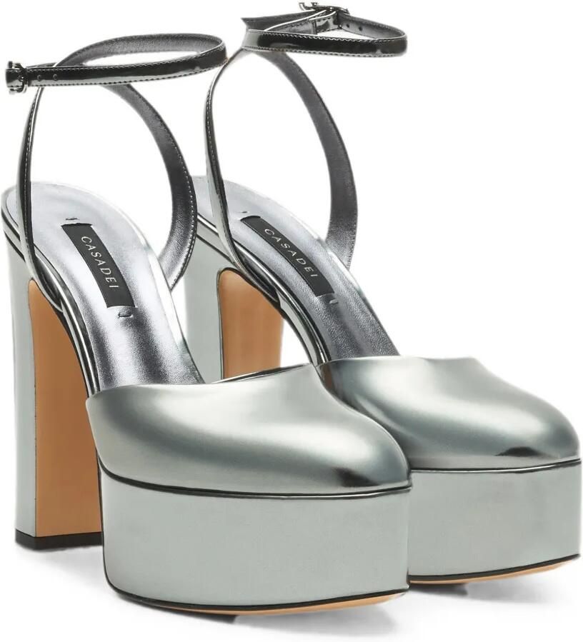 Casadei Patty Platform Interstellar sandalen Zilver - Foto 2
