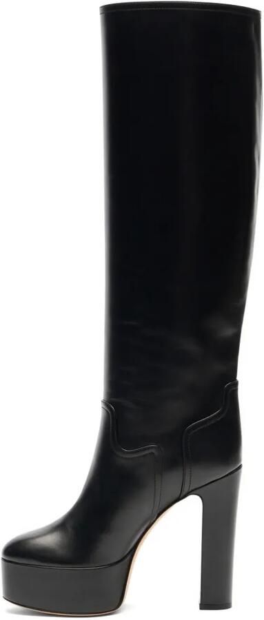 Casadei Patty To The Knee laarzen Zwart - Foto 4