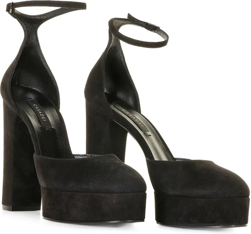 Casadei platform ankle-strap pumps Zwart - Foto 2