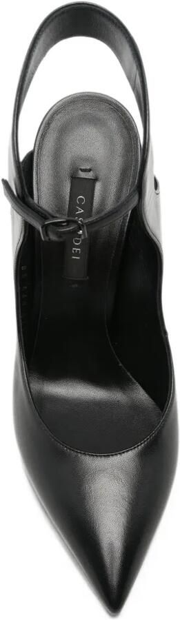 Casadei pointed-toe buckled pumps Zwart - Foto 4