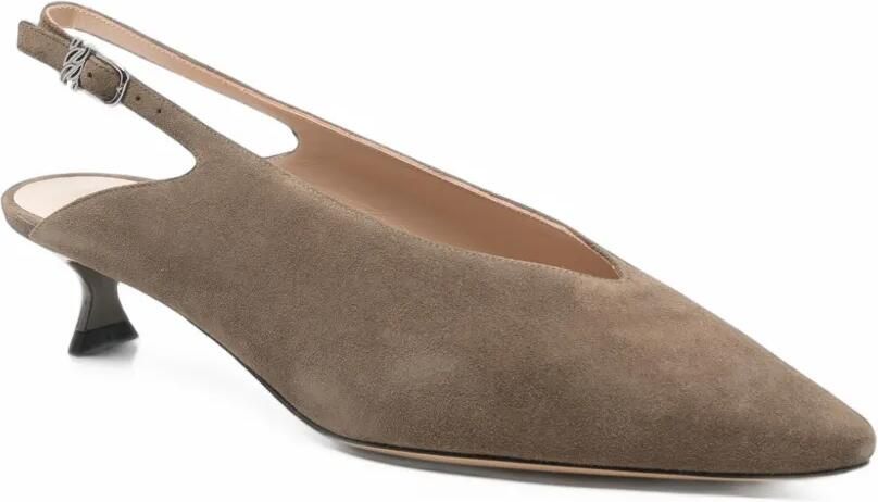 Casadei pointed-toe slingback pumps Grijs - Foto 2