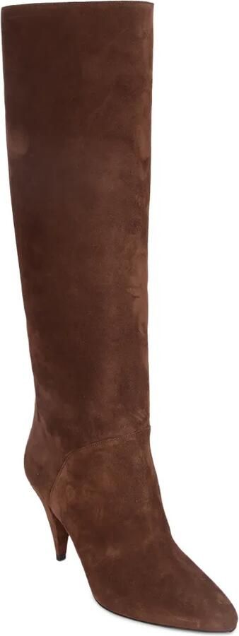 Casadei pointed-toe suede boots Bruin - Foto 4