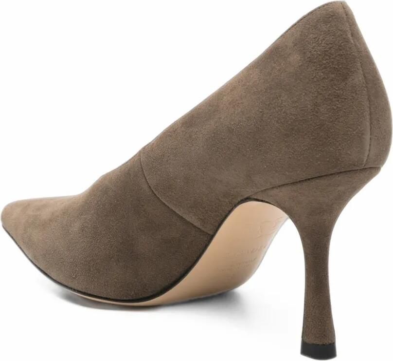 Casadei pointed-toe suede pumps Bruin - Foto 2