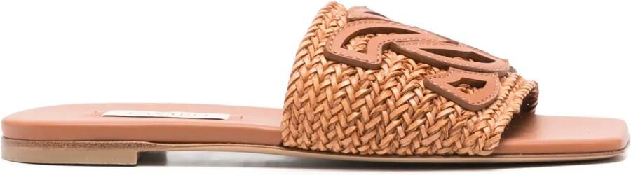 Casadei Positano slippers Bruin