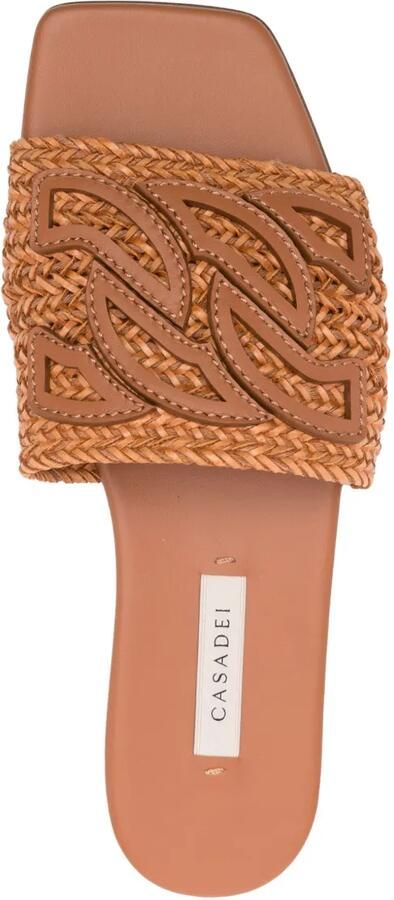 Casadei Positano slippers Bruin - Foto 2