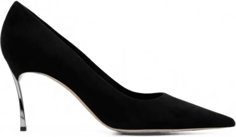 Casadei Pumps met puntige neus Zwart