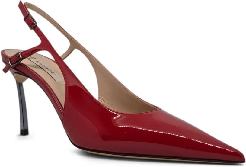 Casadei Samurai Julia slingback pumps Rood - Foto 3