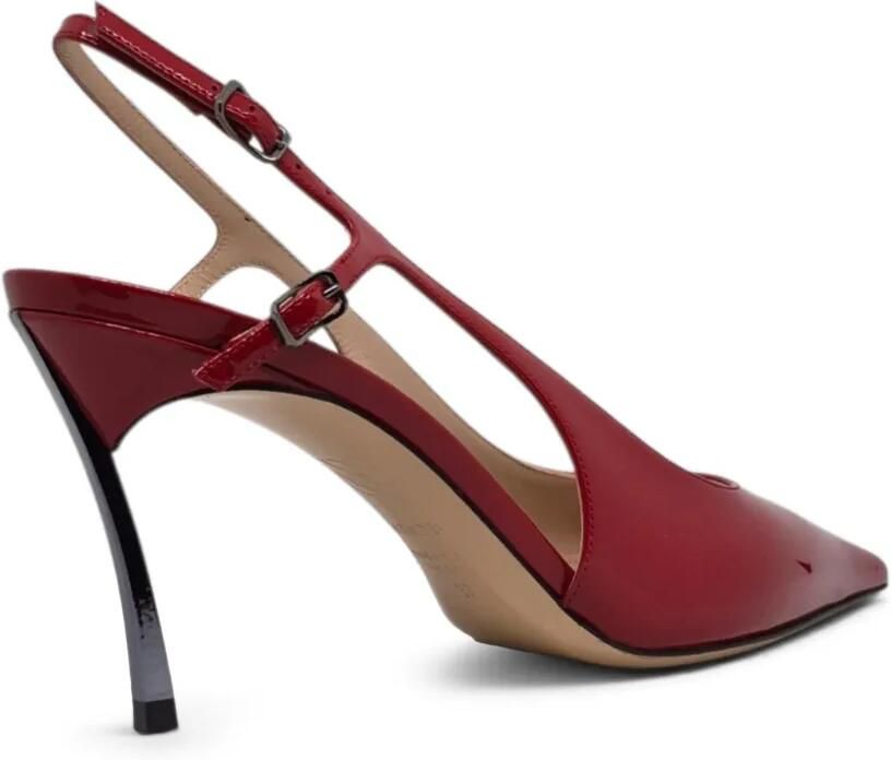 Casadei Samurai Julia slingback pumps Rood - Foto 2