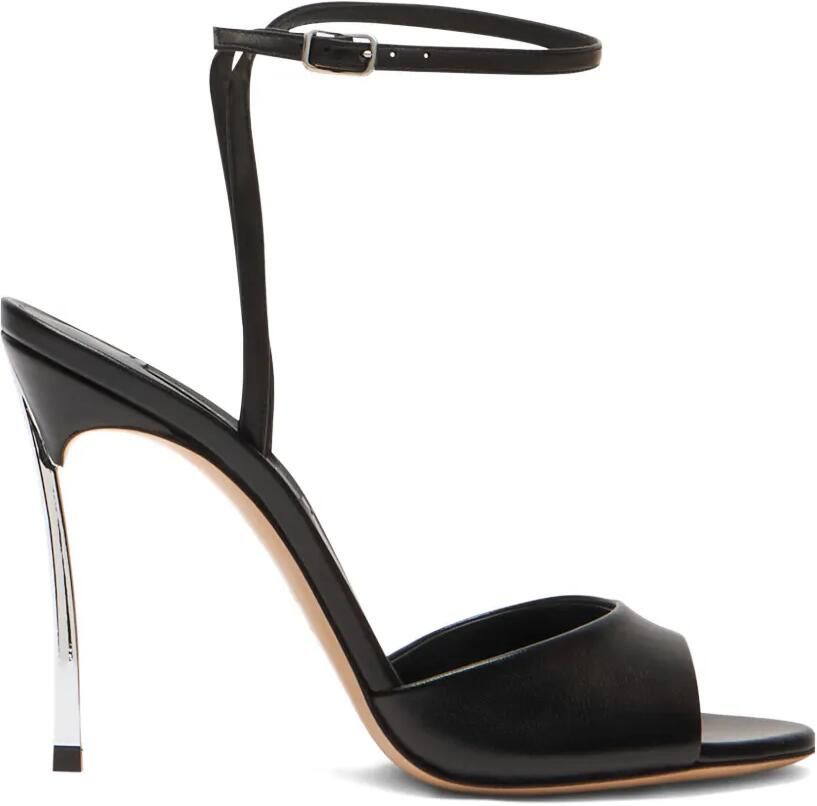 Casadei Sandalen met gespbandje en hak Zwart