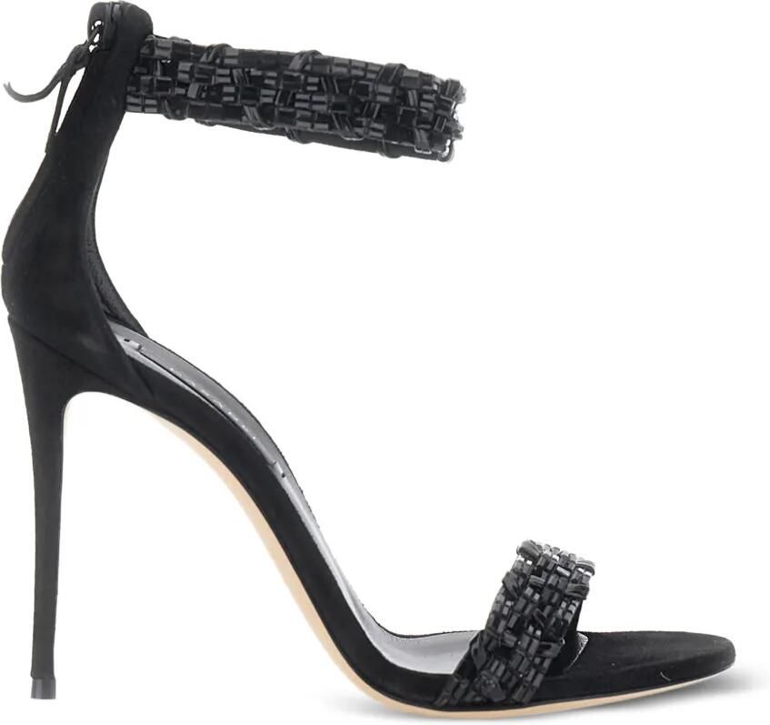 Casadei Sandalen met kralen Zwart - Foto 4